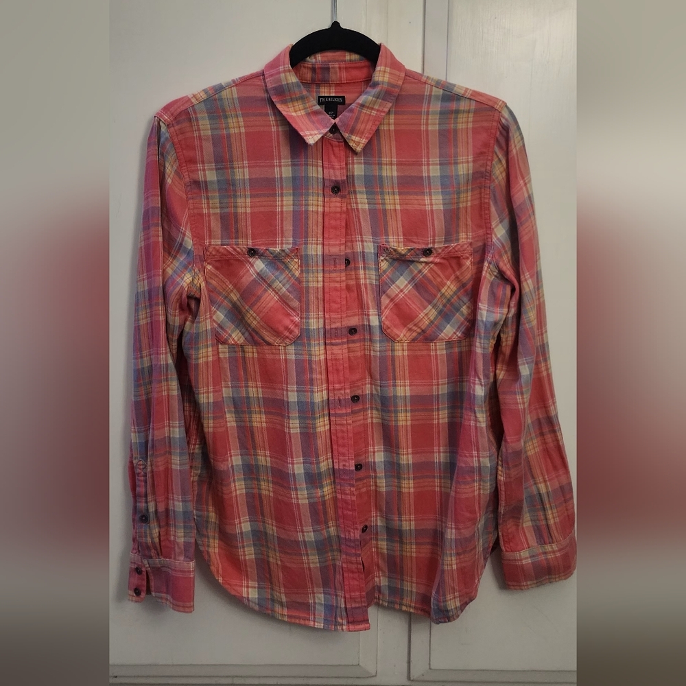 True Religion Multicolor Plaid Shirt